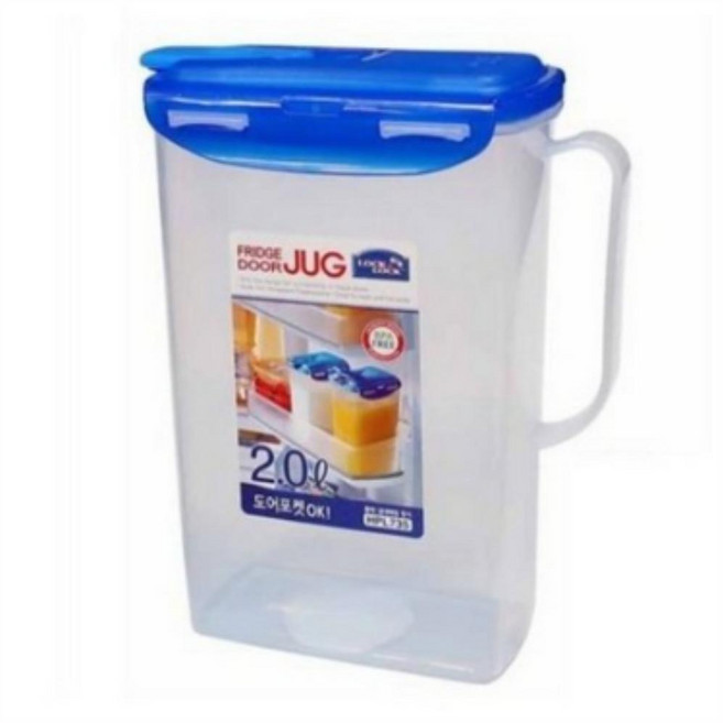 락앤락 PP 손잡이 물병, 혼합색상, 2L, 1개