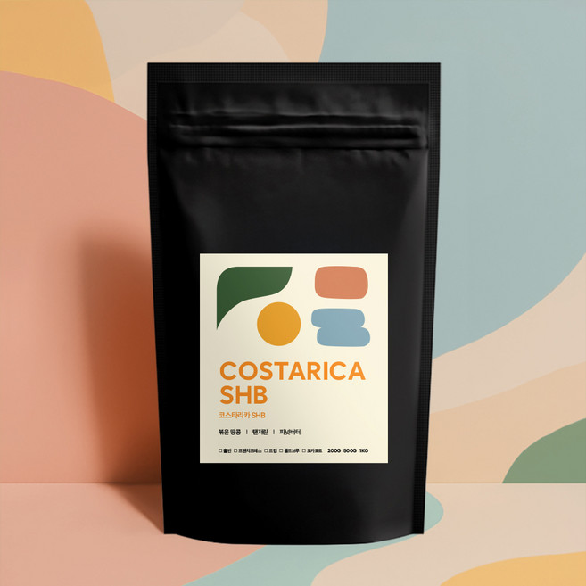 커피스퀘어 코스타리카 따라주 SHB 원두커피, 모카포트 분쇄, 200g, 1개