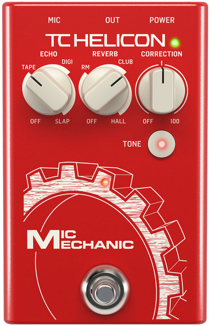 TC Helicon Mic Mechanic 2 보컬 에코 리버브 이펙터