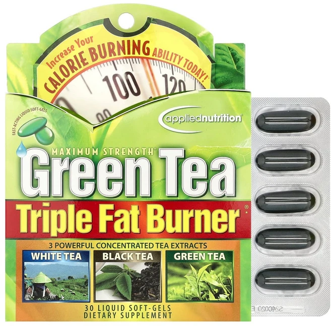 어윈네츄럴 Green Tea Triple Fat Burner 액상 소프트젤 30개, 1개, 30정 - 쿠팡