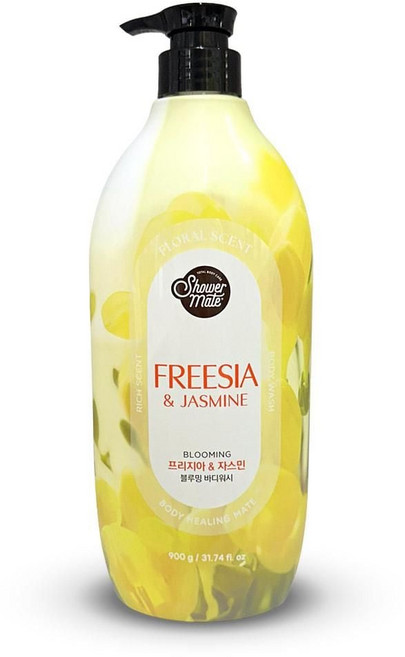 샤워메이트 블루밍 프리지아 앤 자스민 바디워시 900g dok+804RE, 1