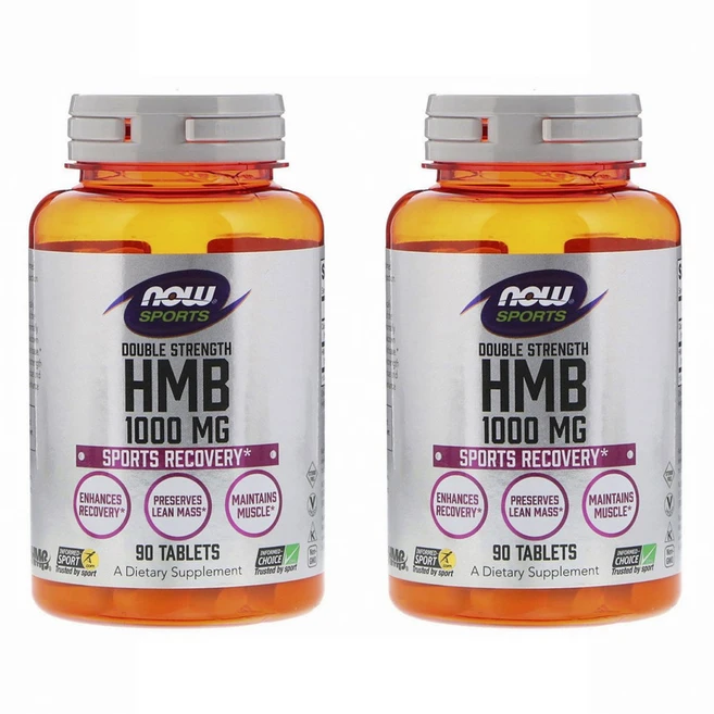 나우푸드 HMB 1000mg 스포츠 리커버리 타블렛 비건, 90정, 2개 - 쿠팡