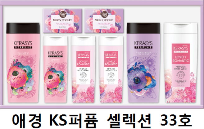 애경산업 KS퍼퓸 셀렉션 33호 선물세트 + 쇼핑백포함, 1세트