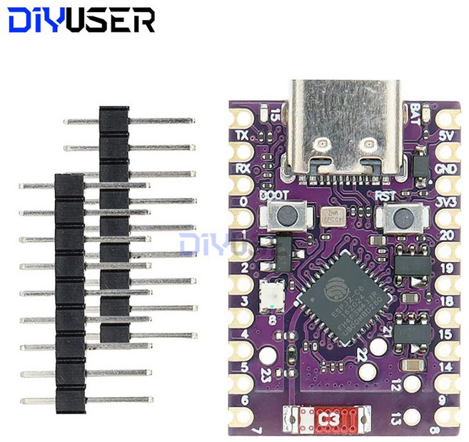 DIYUSER ESP32 S3 C6 H2 C3 SuperMini 개발 보드 Arduino 용 ESP32-C3 WiFi 블루투스 모듈, C6 Supermini