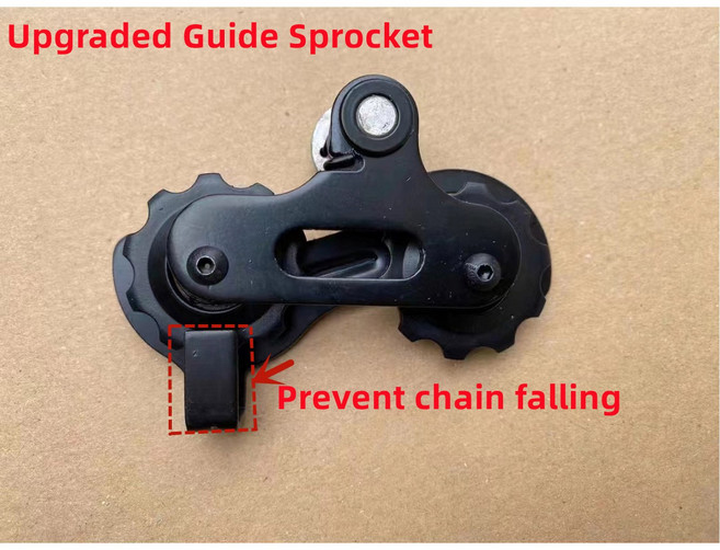 체인텐셔너 Qicycle EF1 액세서리용 전기 자전거 부품 업그레이드된 체인 텐셔너 가이드 스프로킷 낙하 방지, Guide Sprocket