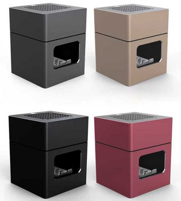 담배연기흡입기 실내 냄새 연기 흡연기 제거기 재떨이 블랙, 블랙 + 필터 4개, 블랙 + 필터 4개