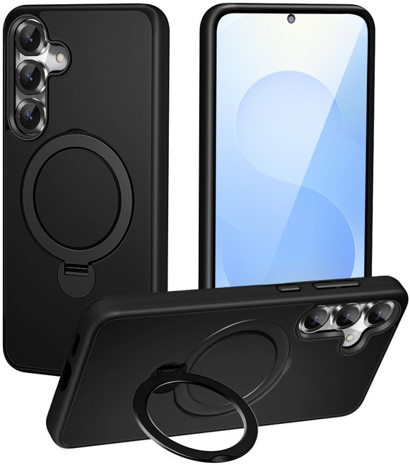 삼성 갤럭시 S24 S25 S26 플러스 울트라 엣지 맥세이프 자기흡착 군사급 360회전링 케이스