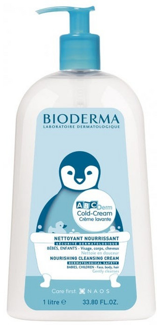 BIODERMA 프랑스 정품 바이오더마 에이비씨덤 콜드 크림 클렌징 크림 1L, 1개