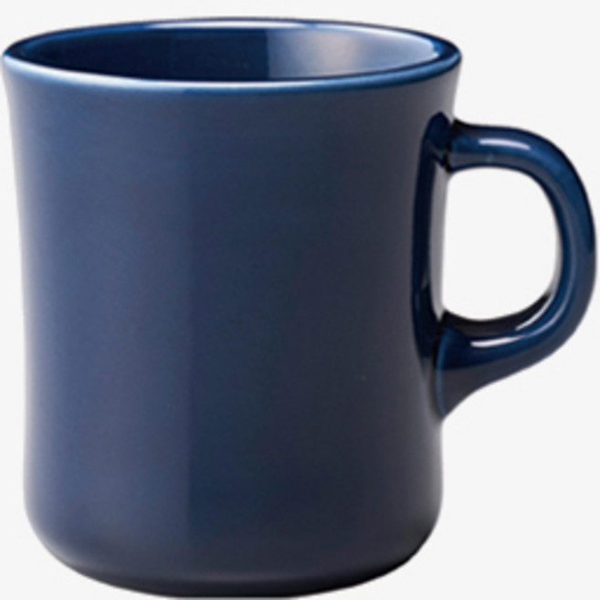 킨토 슬로우 머그컵 400ml, 네이비, 1개