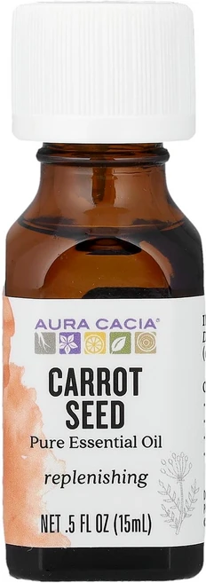 아우라 카시아 순수 에센셜 오일 당근씨 오일 15ml (0.5 fl oz) AUR-91156 - 쿠팡
