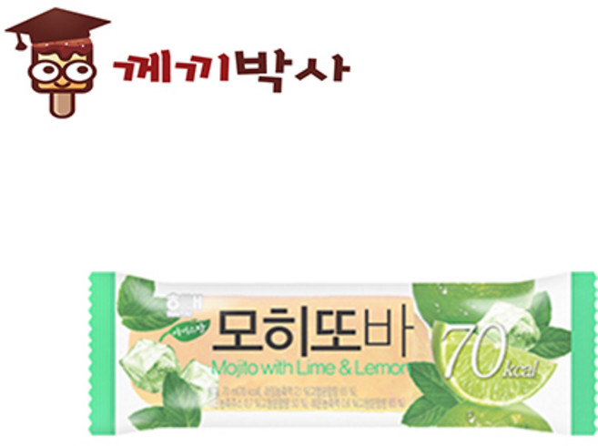 해태제과 모히또바 한박스 아이스크림, 63ml, 40개