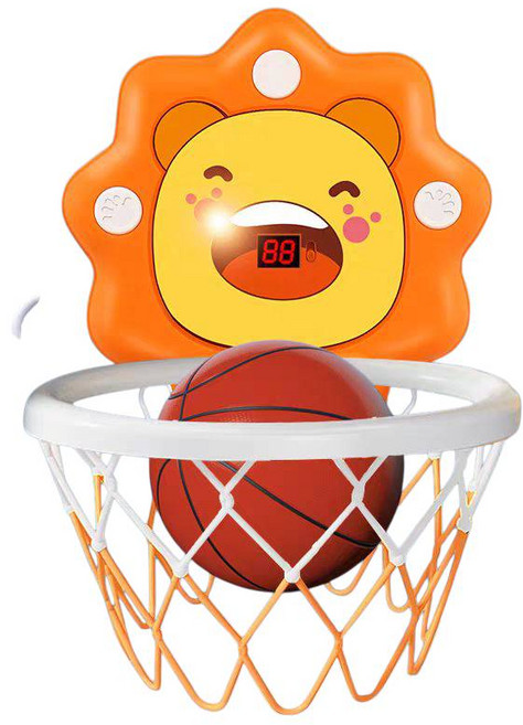 卡通籃球框 可顯示計分, 1個, 橘色