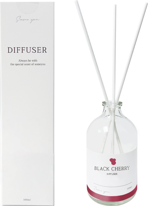 썸유 퍼퓸 디퓨저 블랙체리, 100ml, 1개