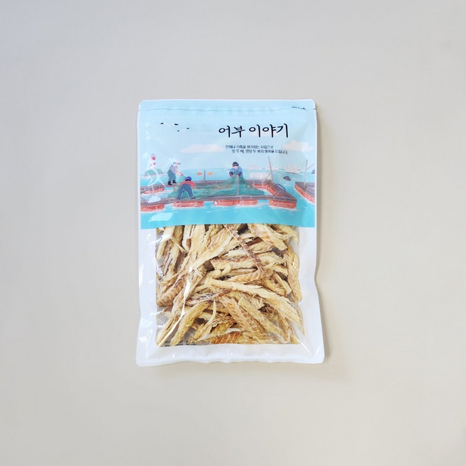 건수산물봉투 어부이야기 지퍼봉투 3가지 사이즈 / PP 건어물 견과 스낵 식품포장 비닐포장, 1개, 소(S), 100개