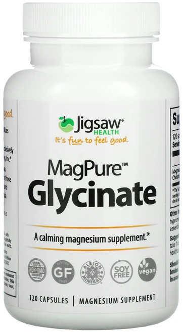 직소헬스 MagPure 글리시네이트 120 캡슐, 1개, 1개, 120정 - 쿠팡