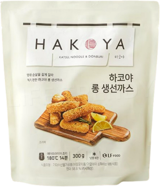 하코야 롱 생선까스, 1세트, 300g