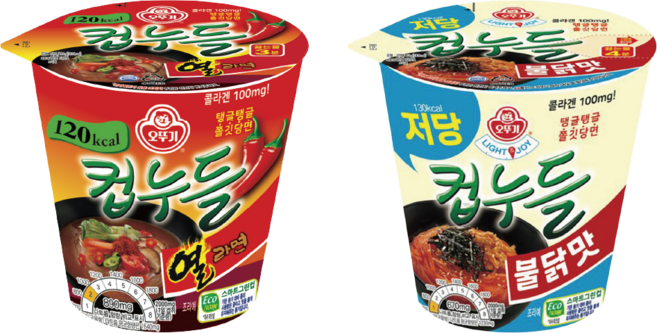 컵누들 열라면 6개 + 저당 불닭맛컵 6입, 12개