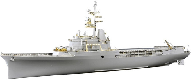 TRUMPETER 프랑스 헬리콥터 항공 모함 잔 다르크 2008 플라스틱 모델, 1개