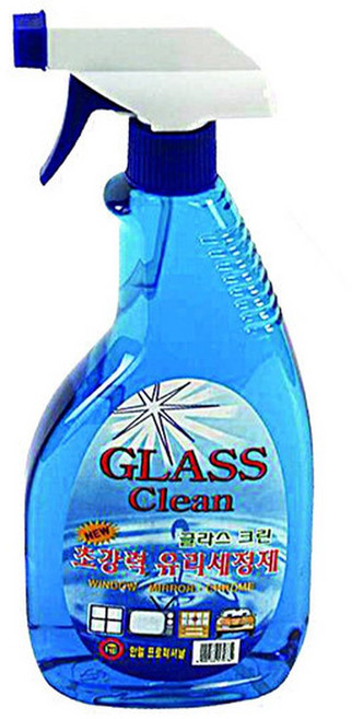 유리세정제 600ml 강력한 차 유리창 클리너 청소 세제