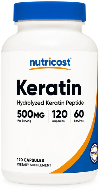 뉴트리코스트 케라틴 500mg 120캡슐 1병, 1개, 120정 - 쿠팡