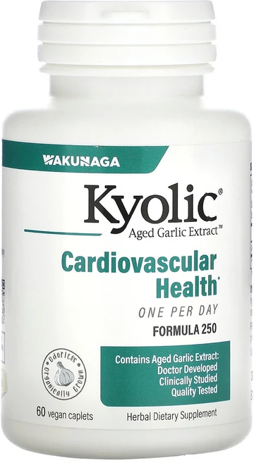 Kyolic Aged Garlic Extract 하루 한 정 심혈관계 지원 1000mg 60정, 1개 - 쿠팡