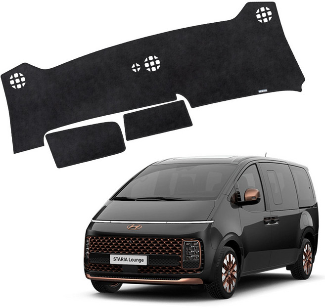 스타리아 DUB 논슬립 벨벳 대쉬보드커버, 라운지/21년 4월~/센터무/콘솔박스무/HH289