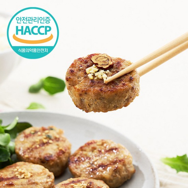 [HACCP] 순창 명품 수제 꼬마 떡갈비 순한맛 350g, 1개