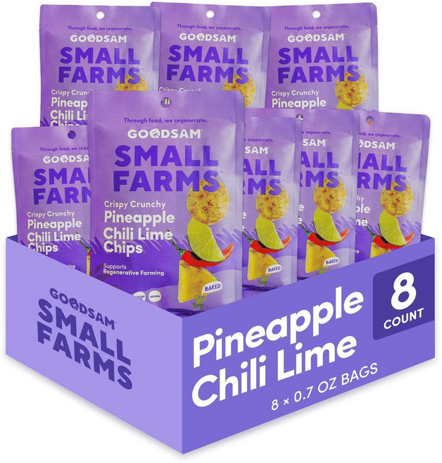 굿샘 구운파인애플칠리라임칩 19.8g 8팩, 0.7 Ounce (Pack of 8), 1개