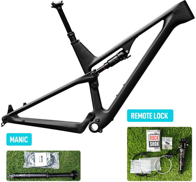Lexon 풀 서스펜션 프레임 탄소 산악 자전거 부스트 148mm XC MTB 세트 15 인치 19/21 29er, 04 19, 01, 03 MATTE FRAMESET, 1개