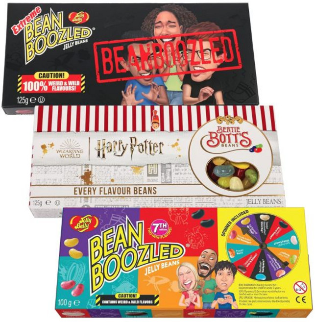Jelly Belly Bean Boozled 젤리 벨리 빈 부즐 세트 행운의 바퀴 익스트림 스페셜 에디션과 버티 봇츠 - 총 325g 20가지 이상의 맛 포함, 1개