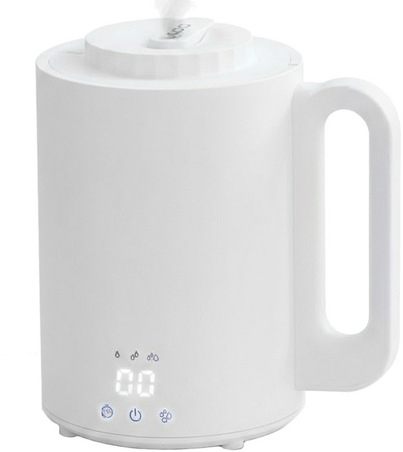 오쿠 올스텐 가열식 가습기 1.7L SUS316 통세척 포트형 타이머12시간, OCP-HP170 화이트, 화이트