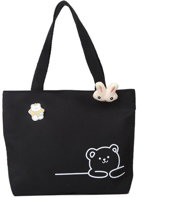 베네피온 미니 에코백 손가방 귀여운 곰돌이 천가방