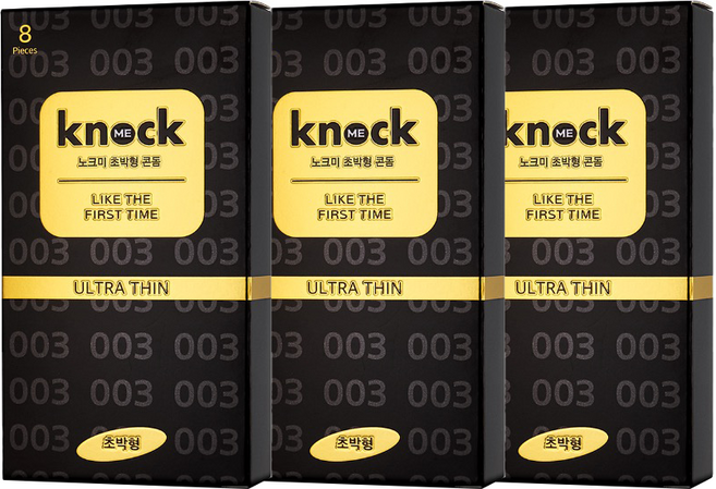 노크미 초박형 콘도메리, 3개, 8개입