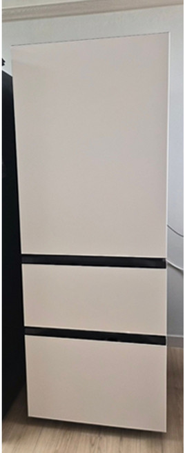 [색상선택형] LG전자 DIOS 오브제컬렉션 327L 3도어 스탠드형 김치냉장고 메탈 방문설치, 베이지 25년형, Z330MEEF1