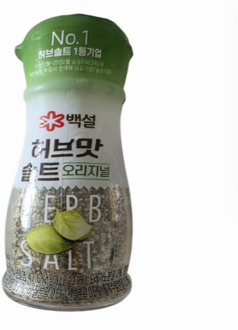 CJ제일제당 백설 허브맛솔트 순한맛, 50g, 18개