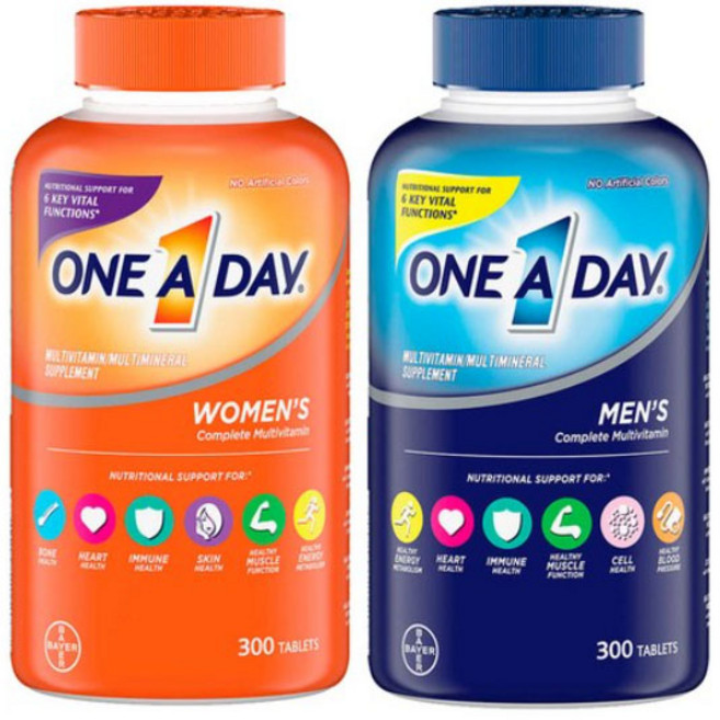 원어데이 남성+여성 어덜트 종합비타민 2개입각300정, 2개, 단품, 300정