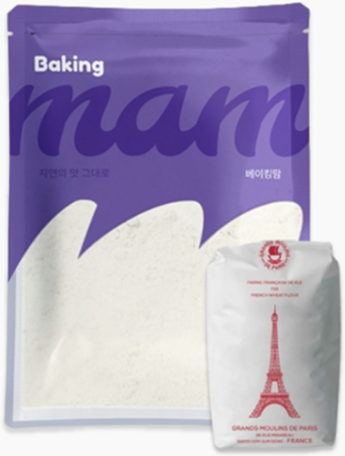 베이크플러스 프랑스밀가루T55 소분, 2kg, 1개