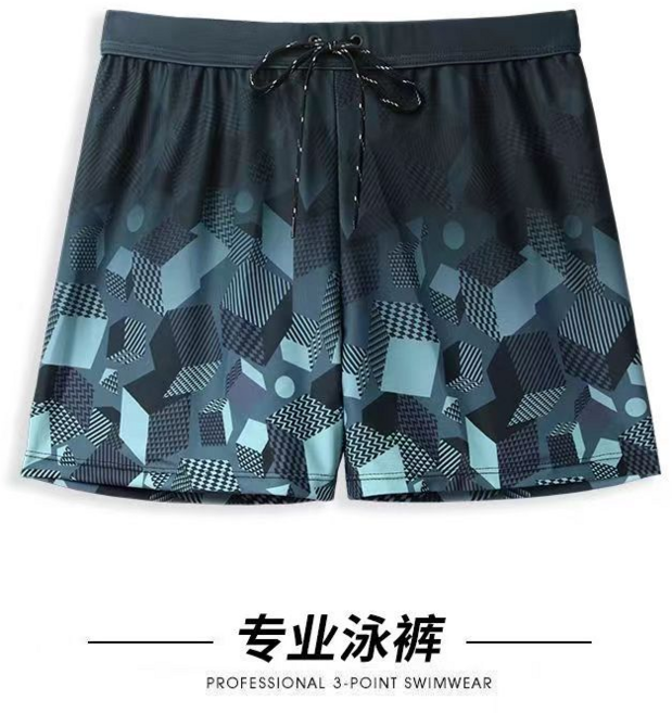 男士泳褲 速幹平角泳褲 寬鬆舒適