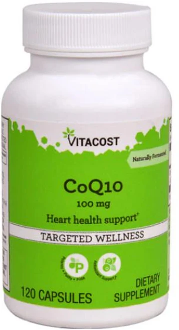 비타코스트 코엔자임 큐텐 코큐텐 100mg 캡슐 Vitacost CoQ10, 120정, 1개 - 쿠팡