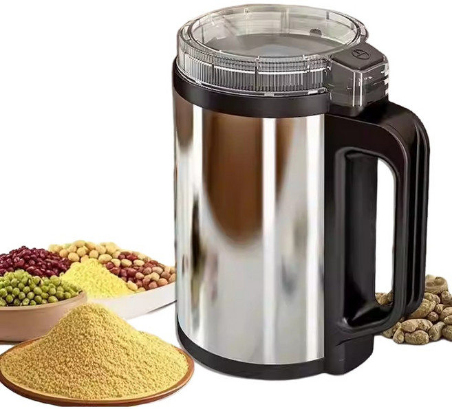 ANYOU 분쇄기 가루 각종 양식. 스테인리스강 초미세 분쇄 커피 고출력샌딩기, 블랙