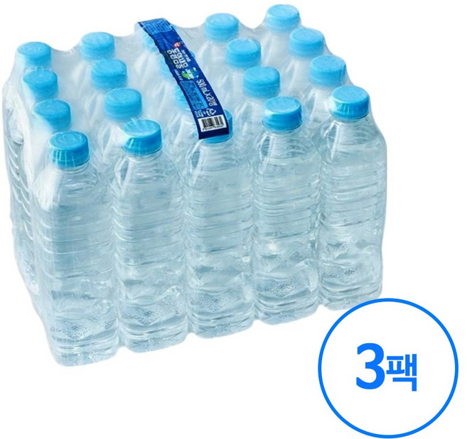 동원 샘물 무라벨 생수, 60개, 500ml