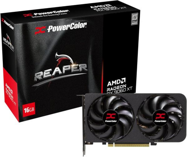 파워컬러 헬하운드 스펙트럴 화이트 AMD 라데온 RX 9070 XT 16GB GDDR6, 9060 XT 16GB 리퍼