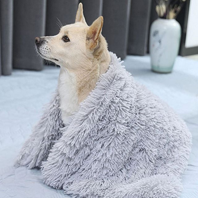bns 부드러운 강아지 고양이 사계절 담요 100x75cm 반려동물/이불/매트/블랭킷/가운 반려동물 이불 매트 블랭킷 가운+동아상사Shop, 블루_x000D_
