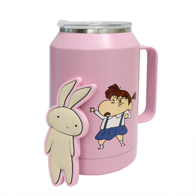 짱구 스텐머그컵 [마그넷오프너 자이언트 유리와토끼-YP9402], 1개, 짱구-ST0008