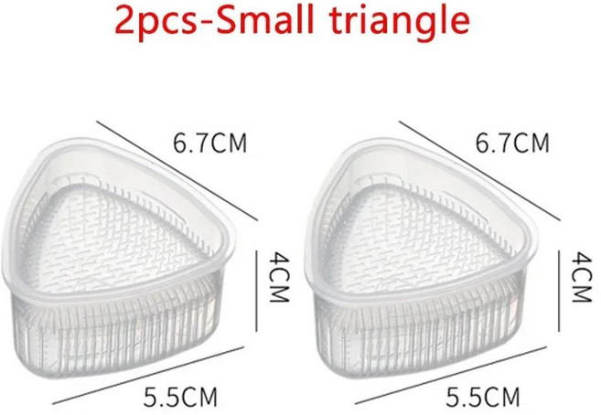 주방 스시 금형 삼각형 기계 도구 오니기리 주먹밥 도시락 노리, 1개