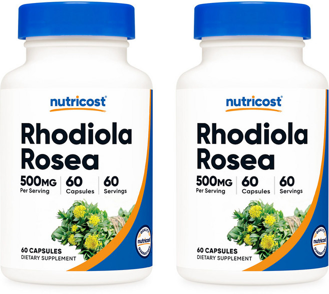 뉴트리코스트 로디올라 로지아 500mg 60캡슐 2세트, 60정, 2개