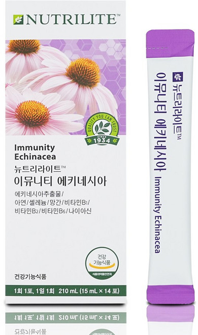 암웨이 이뮤니티 에키네시아 14포, 1개, 210ml