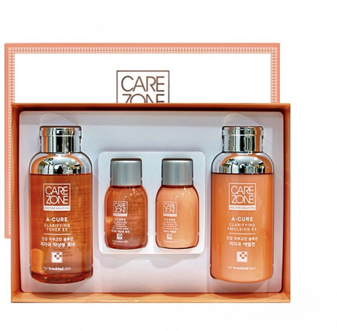 케어존 닥터솔루션 아큐어 EX 2종 기획 (토너 170ml+에멀전 170ml), 1