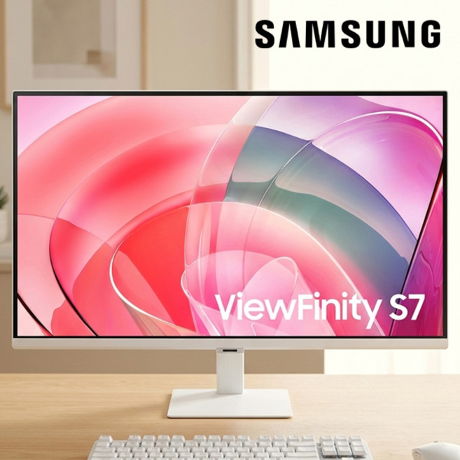 삼성전자 뷰피니티 S7 화이트 32인치 모니터 UHD 4K S32D701 컴퓨터 가정용 사무용, LS32D701EAKXKR, 80cm