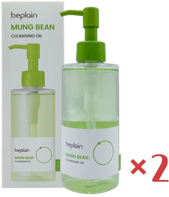 비플레인 비플레인녹두 클렌징 오일 200ml x2개, 2개 - 쿠팡